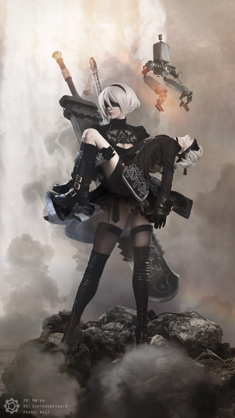 Illustration for article titled Nier: Automata Cosplay Is Not Fucking Around Here
